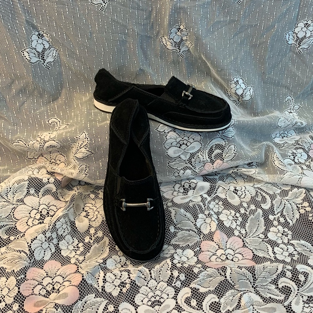 Ariat Black and White Loafers